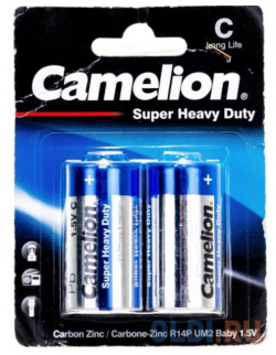 Camelion R14 Blue BL 2 (R14P BP2B  батарейка 1 5В)