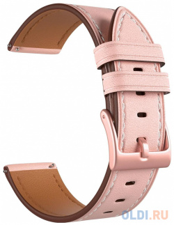 Универсальный кожаный ремешок для часов 22 mm LYAMBDA NEMBUS LWA S41 PK Pink У