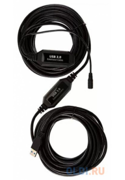 Кабель адаптер USB3 0 repeater  удлинительный активный Af> 15м VCOM Telecom CU827 15M