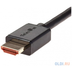 Кабель HDMI 19M  ver 2 0+3D/Ethernet 2m Telecom VCOM TCG215