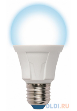 Лампа светодиодная груша Uniel LED A60 13W/6500K/E27/FR PLP01WH E27 13W 6500K Л