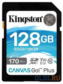 Карта памяти SD XC 128Gb Kingston SDG3/128GB 