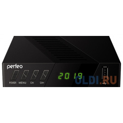 Perfeo DVB T2/C приставка "STREAM 2" для  цифр TV Wi Fi IPTV HDMI 2 USB DolbyDigital пульт ДУ