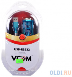 Кабель адаптер USB AM  COM port 9pin VCOM Telecom VUS7050