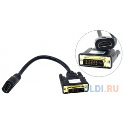 Переходник HDMI  DVI D 5bites позолоченные контакты BC HDF2DVI