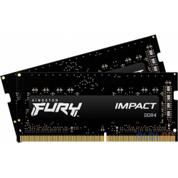 Оперативная память для ноутбука Kingston Fury Impact SO DIMM 64Gb DDR4 2666 MHz KF426S16IBK2/64 
