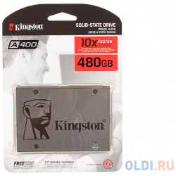 SSD накопитель Kingston A400 480 Gb SATA III SA400S37/480G 