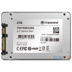SSD накопитель Transcend SSD220Q 2 Tb SATA III TS2TSSD220Q