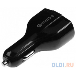Автомобильное зарядное устройство ORIENT QC 12V3B 3 5А 2 х USB C черный