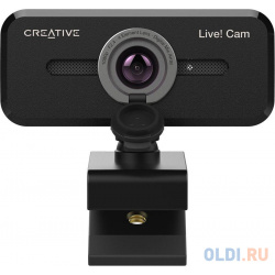 Камера Web Creative Live  Cam SYNC 1080P V2 черный 2Mpix (1920x1080) USB2 0 с микрофоном