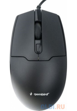 Мышь проводная Gembird MOP 430 чёрный USB 