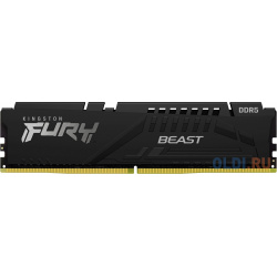 Оперативная память для компьютера Kingston Fury Beast Blac DIMM 8Gb DDR5 5600 MHz KF556C40BB 8 