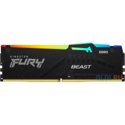 Оперативная память для компьютера Kingston Fury Beast RGB DIMM 16Gb DDR5 4800 MHz KF548C38BBA 16 