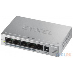Коммутатор Zyxel GS1005HP EU0101F 5G 4PoE+ 60W неуправляемый 