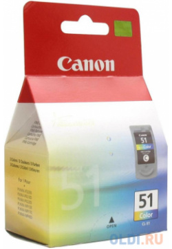 Картридж Canon CL 51 275стр Многоцветный 0618B025/0618B001 