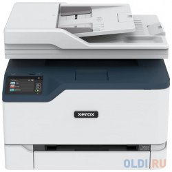 Цветное МФУ Xerox С235 A4  Printer Scan Copy Fax Color Laser 22 ppm max 30K pages per month 512 Mb USB Eth Wi Fi 250 sheets main tray byp C235V_DNI