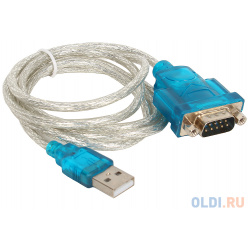ORIENT USS 112  кабель адаптер USB Am to RS232 DB9M (WCH CH340 поддержка Win 8 x/10) 1 2м крепеж разъема гайки 30112
