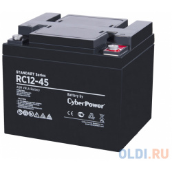 Battery CyberPower Standart series RC 12 45 / 12V 50 Ah Аккумуляторная батарея