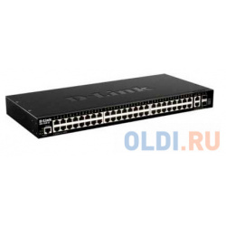 D Link DGS 1520 52/A1A Управляемый L3 стекируемый коммутатор с 48 портами 10/100/1000Base T  2 10GBase и X SFP+