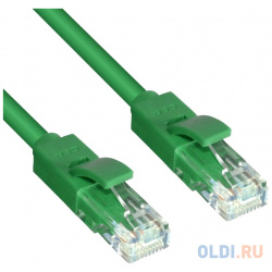 Патч корд UTP 5e категории прямой 40м AWG24 Greenconnect GCR LNC05 40 0m зеленый Green Connection