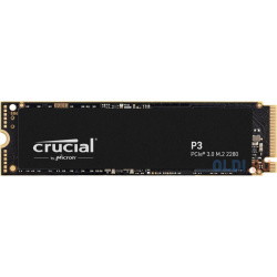 SSD накопитель Crucial P3 1 Tb PCI E 3 0 x4 Твердотельный M