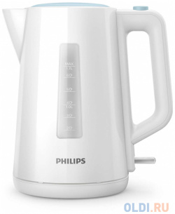 Чайник электрический Philips HD9318/70 2200 Вт белый 1 7 л пластик 