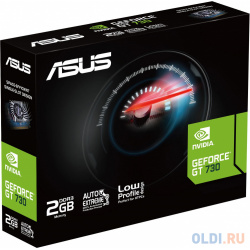 Видеокарта Asus PCI E GT730 2GD3 BRK EVO NVIDIA GeForce GT 730 2048Mb 64 DDR3 902/1800 DVIx1 HDMIx1 CRTx1 HDCP Ret
