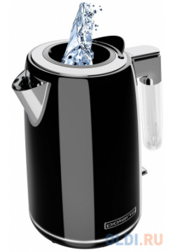 Чайник электрический Polaris PWK 1746CA 2200 Вт чёрный 1 7 л металл/пластик 