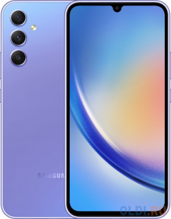 Смартфон Samsung Galaxy A34 128 Gb Lavender лаванда