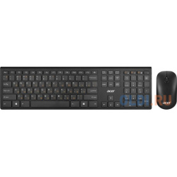 Клавиатура + мышь Acer OKR030 клав:черный мышь:черный USB беспроводная slim ZL KBDEE 005 