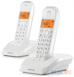 Р/Телефон Dect Motorola S1202 белый 