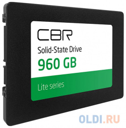 CBR SSD 960GB 2 5 LT22  Внутренний накопитель серия "Lite" 960 GB 5" SATA III 6 Gbit/s SM2259XT 3D TLC NAND R/W speed up t