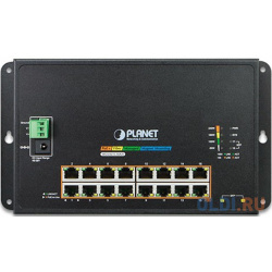 PLANET WGS 4215 16P2S IP40  IPv6/IPv4 16 Port 1000T 802 3at PoE + 2 100/1000X SFP Wall mount Managed Ethernet Switch ( 10 to 60 C dual power in