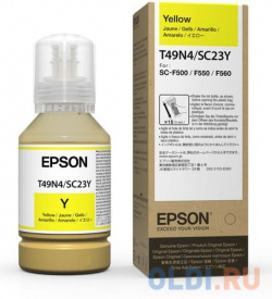 Картридж/ Epson Dye Sublimation Yellow T49N400 (140mL) C13T49N400 