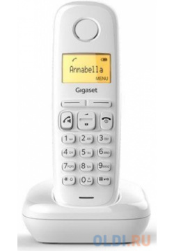 Р/Телефон Dect Gigaset A270 SYS RUS белый АОН 