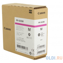 Картридж Canon PFI 303 M для iPF815 825 пурпурный 2960B001 