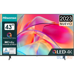 Телевизор Hisense 43E7KQ 43" 4K Ultra HD 43 черный