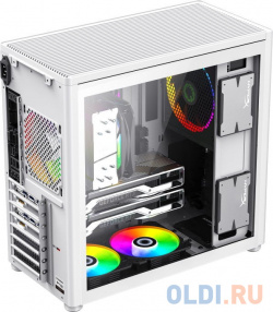Компьютерный корпус  без блока питания ATX/ Gamemax Spark Pro Full White ATX case w/o PSU w/1xUSB3 0+1xType C 1xCombo Audio