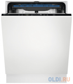 Встраиваемые посудомоечные машины ELECTROLUX/ загрузка на 14 комплектов посуды  сенсорное управление 7 программ 59 6x55x82 см черный цвет сушка: с Electrolux EEM48221L