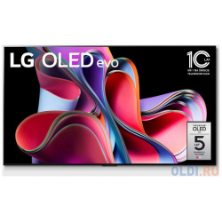 Телевизор OLED LG 55" OLED55G3RLA ARUB атласное серебро 4K Ultra HD 120Hz DVB T T2 C S S2 USB WiFi Smart TV 