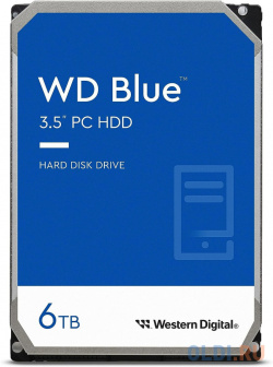 6TB WD Blue (WD60EZAX) {Serial ATA III  5400 rpm 256Mb buffer} Western Digital WD60EZAX