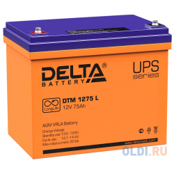 Батарея Delta DTM 1275 L 75Ач 12В 
