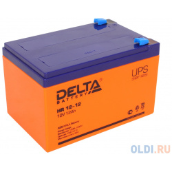 Аккумулятор Delta HR 12 12V12Ah Батарея HR12 12A/hs 12V