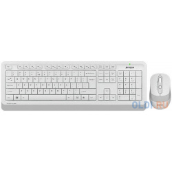A 4Tech Клавиатура + мышь A4 Fstyler FG1010 WHITE клав:белый/серый мышь:белый/серый USB беспроводная [1147575] A4TECH 