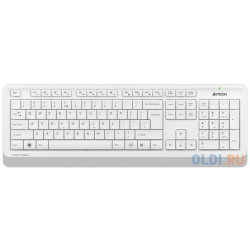 A 4Tech Клавиатура + мышь A4 Fstyler FG1010 WHITE клав:белый/серый мышь:белый/серый USB беспроводная [1147575] A4TECH