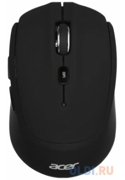 Мышь беспроводная Acer OMR040 чёрный USB + радиоканал 
