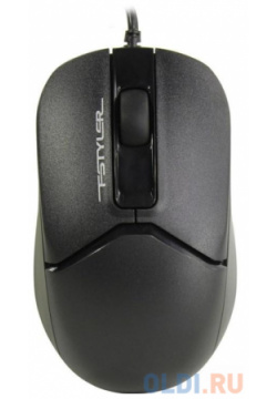 Мышь проводная A4TECH Fstyler FM12 чёрный USB BLACK 