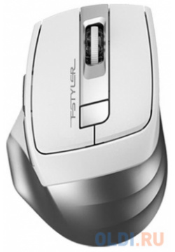 Мышь беспроводная A4TECH Fstyler FB35 белый серый USB + радиоканал 