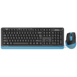 Клавиатура + мышь A4Tech Fstyler FG1035 клав:черный/синий мышь:черный/синий USB беспроводная Multimedia (FG1035 NAVY BLUE) BLUE 