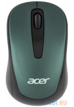 Мышь Acer OMR135 зеленый оптическая (1000dpi) беспроводная USB для ноутбука (2but) ZL MCEEE 01I